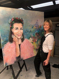 Portrait of Kylie Lang - Brisbane Portrait Prize 2019